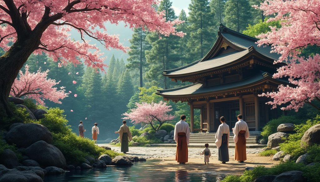plongez dans l'univers fascinant du shintoïsme, une spiritualité japonaise ancestrale. découvrez ses rituels, croyances et son influence sur la culture nippone. explorez les perles de sagesse et la richesse de cette tradition qui honore la nature et les ancêtres.
